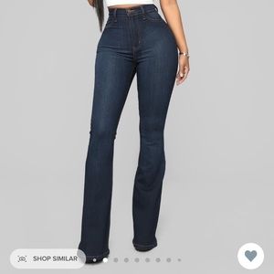 Bell bottom jeans